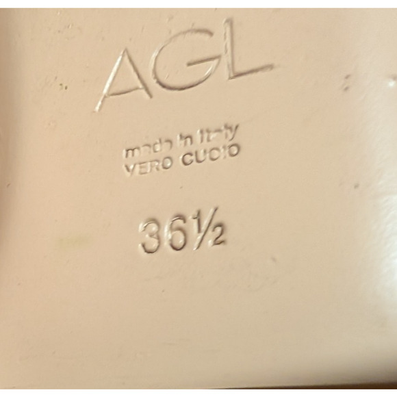 AGL Mara leather loafers. Slip on Size 36.5 Made in Italy - Picture 5 of 6